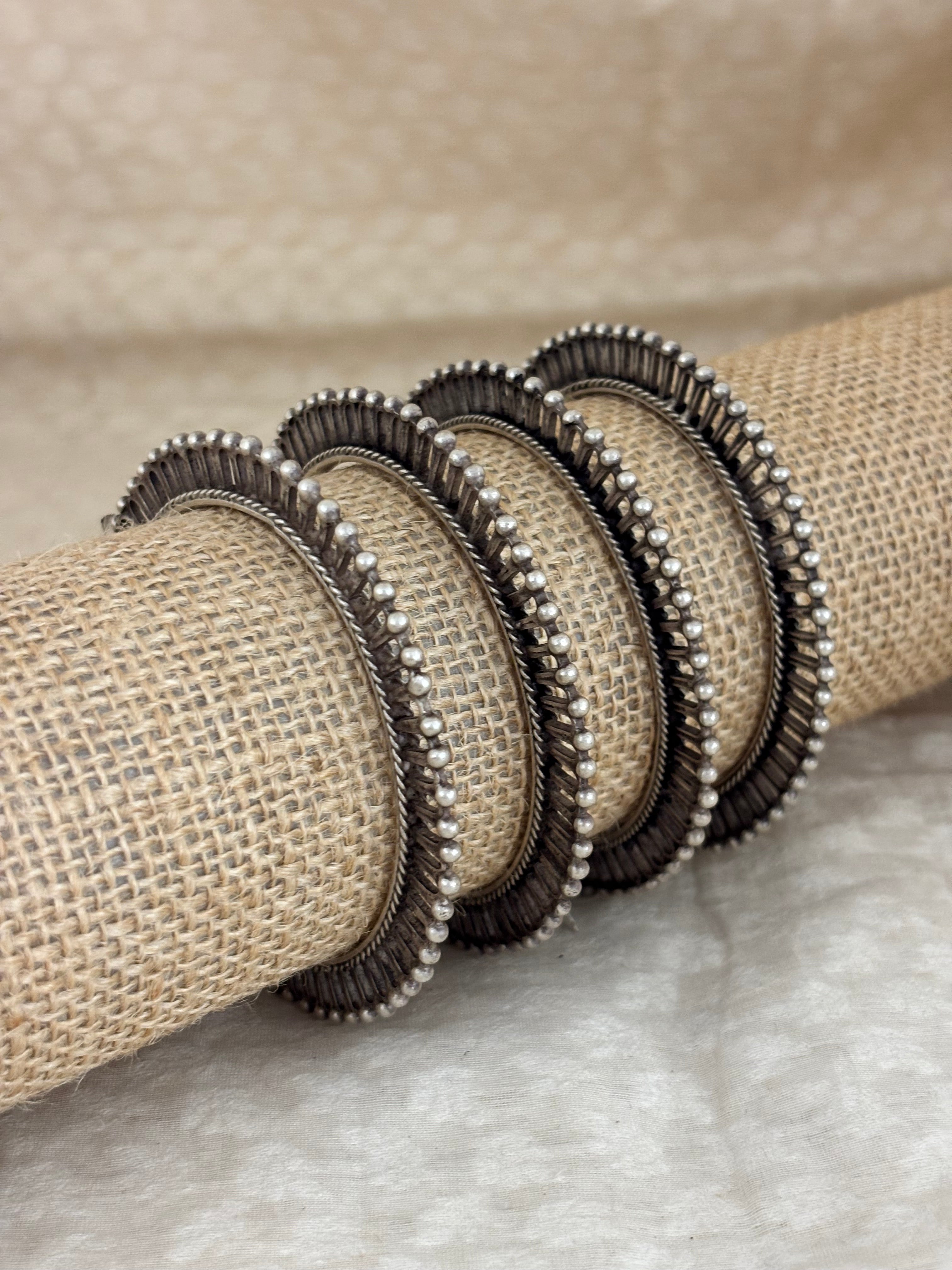 Tribal Spiked Filigree Bangles