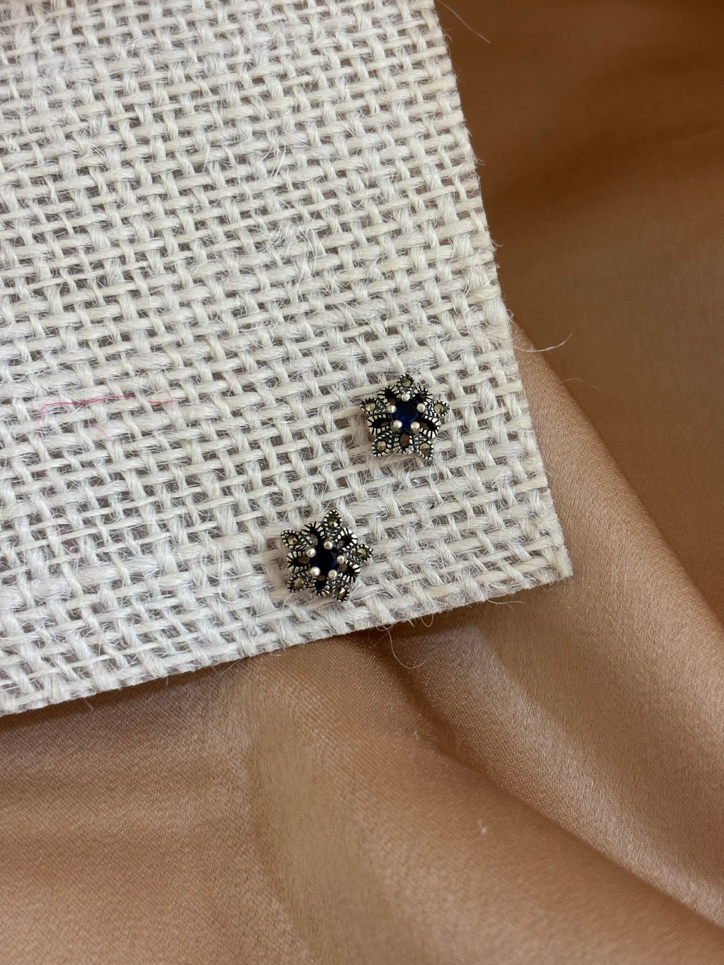 Mini Starburst Marcasite Studs