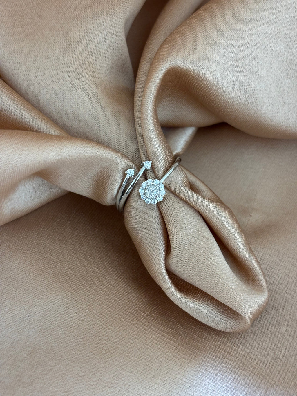 Marquise Leaf Cluster Ring