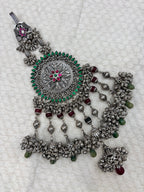Antique Silver Sun-Inspired Mandala Juda
