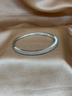 The Pave Chevron Bangle