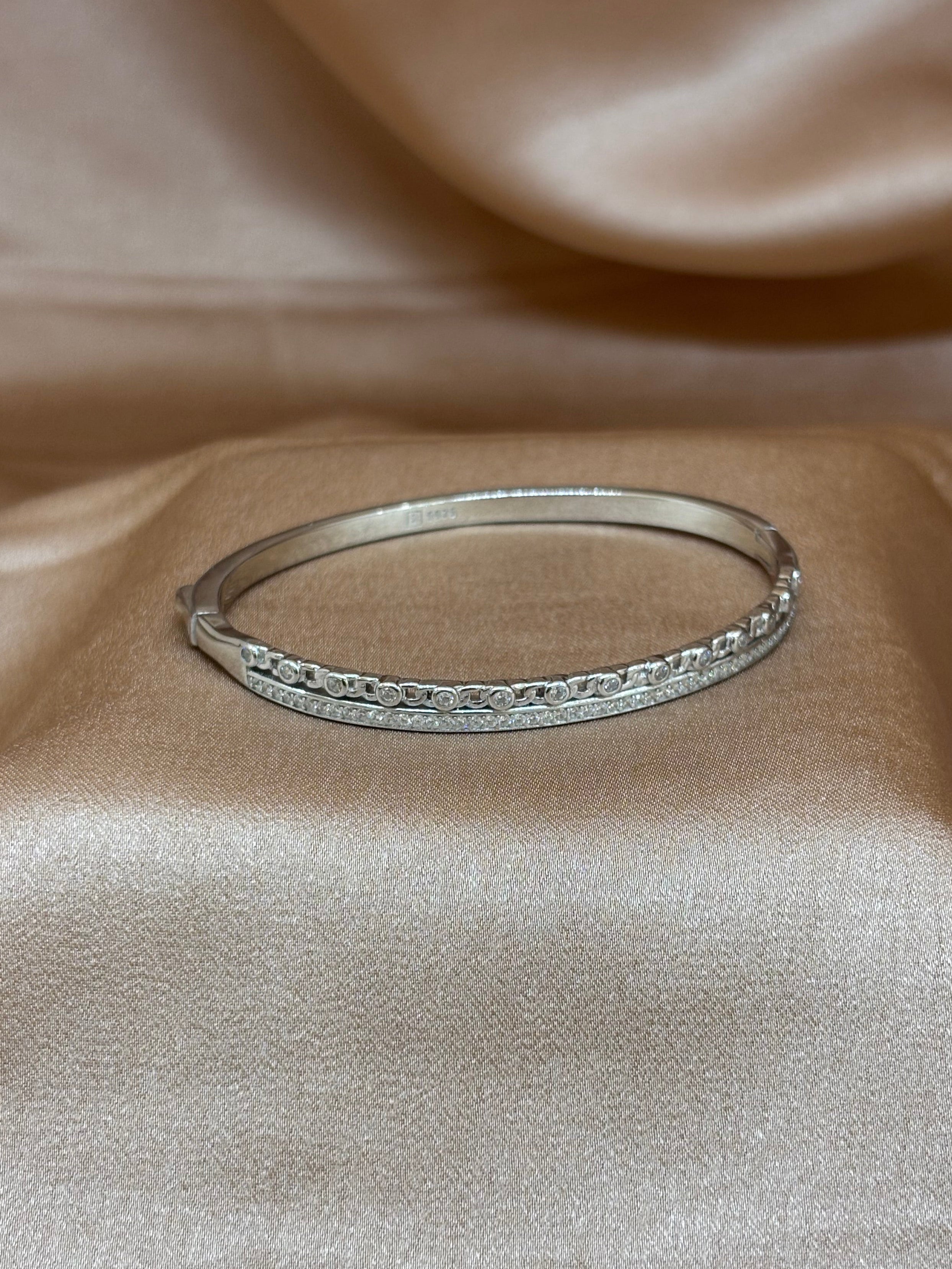 Aura Double-Row Diamond Bracelet