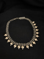 Traditional Silver Smooth Bead Choker