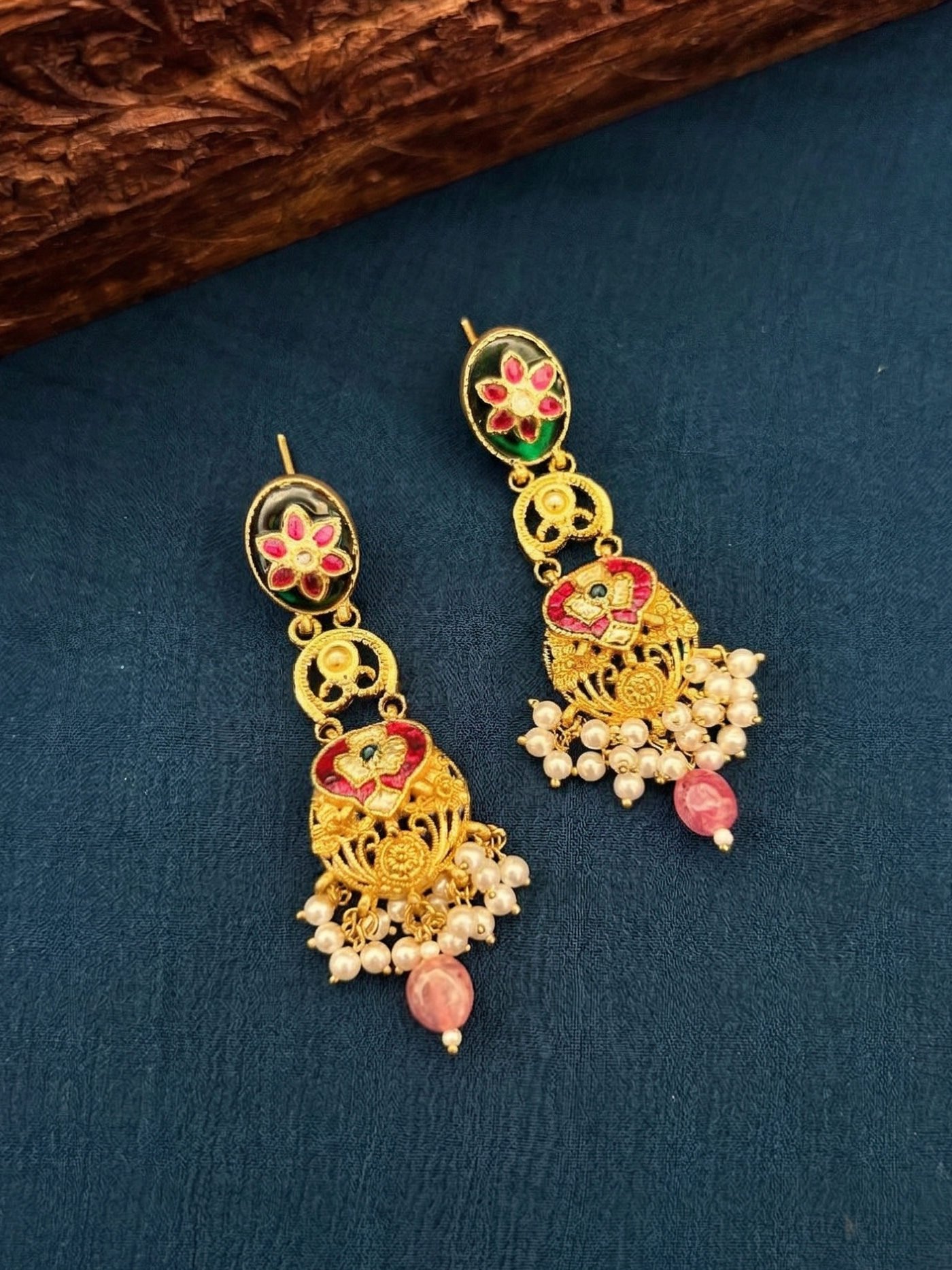 Mayura Elongated Heritage Dangles