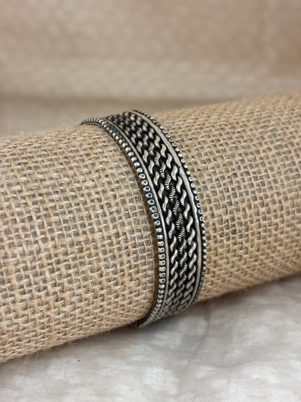 Intricate Woven Heritage Bangle
