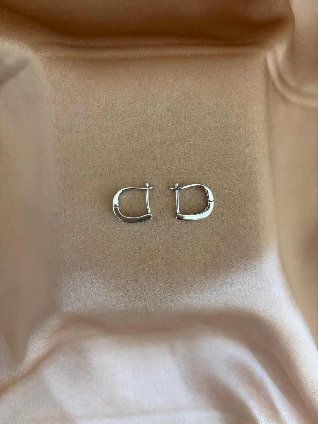 Modern Pave-Set Dangle Earrings