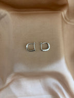 Modern Pave-Set Dangle Earrings