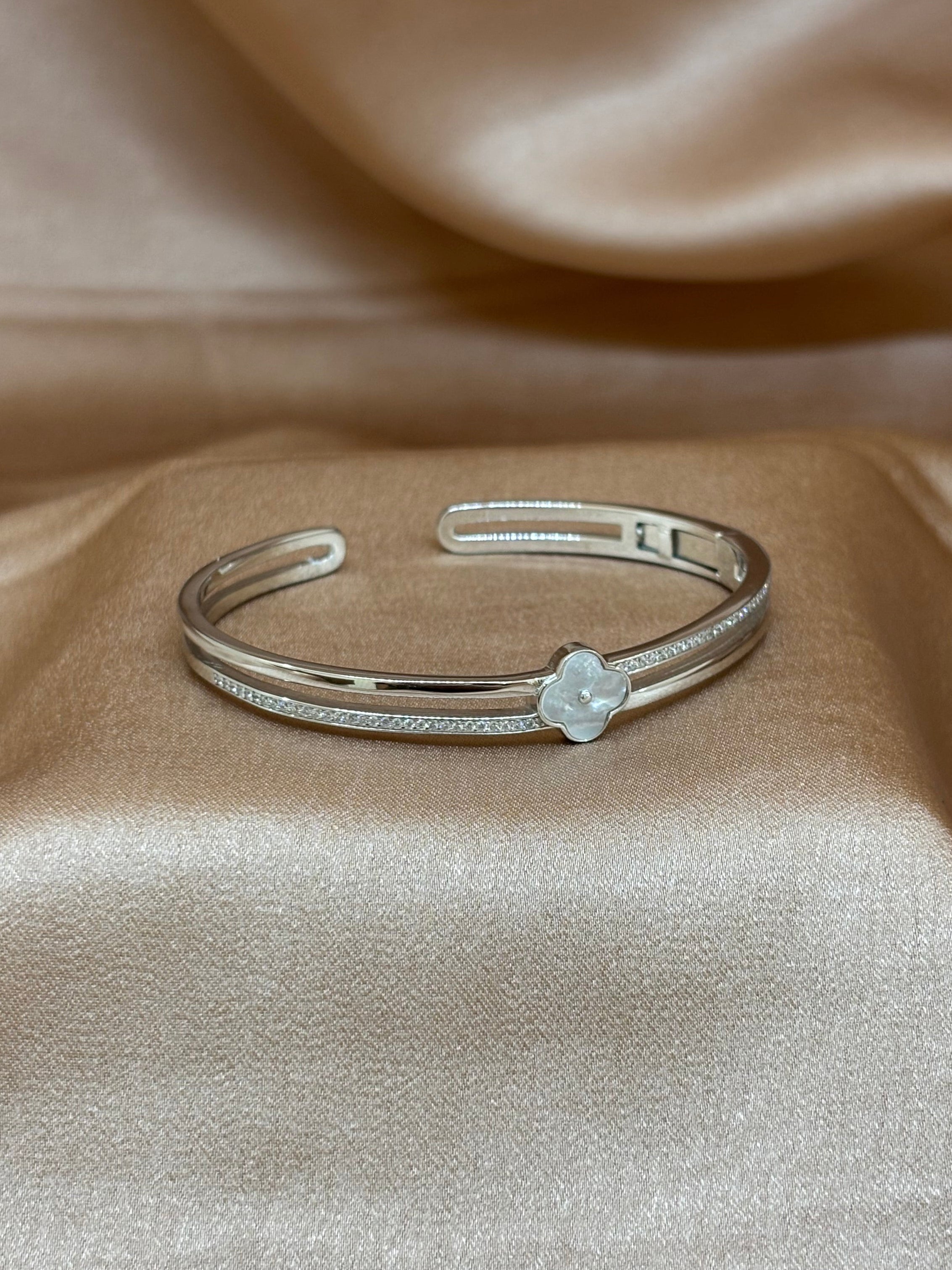 The Pearl Clover Cuff