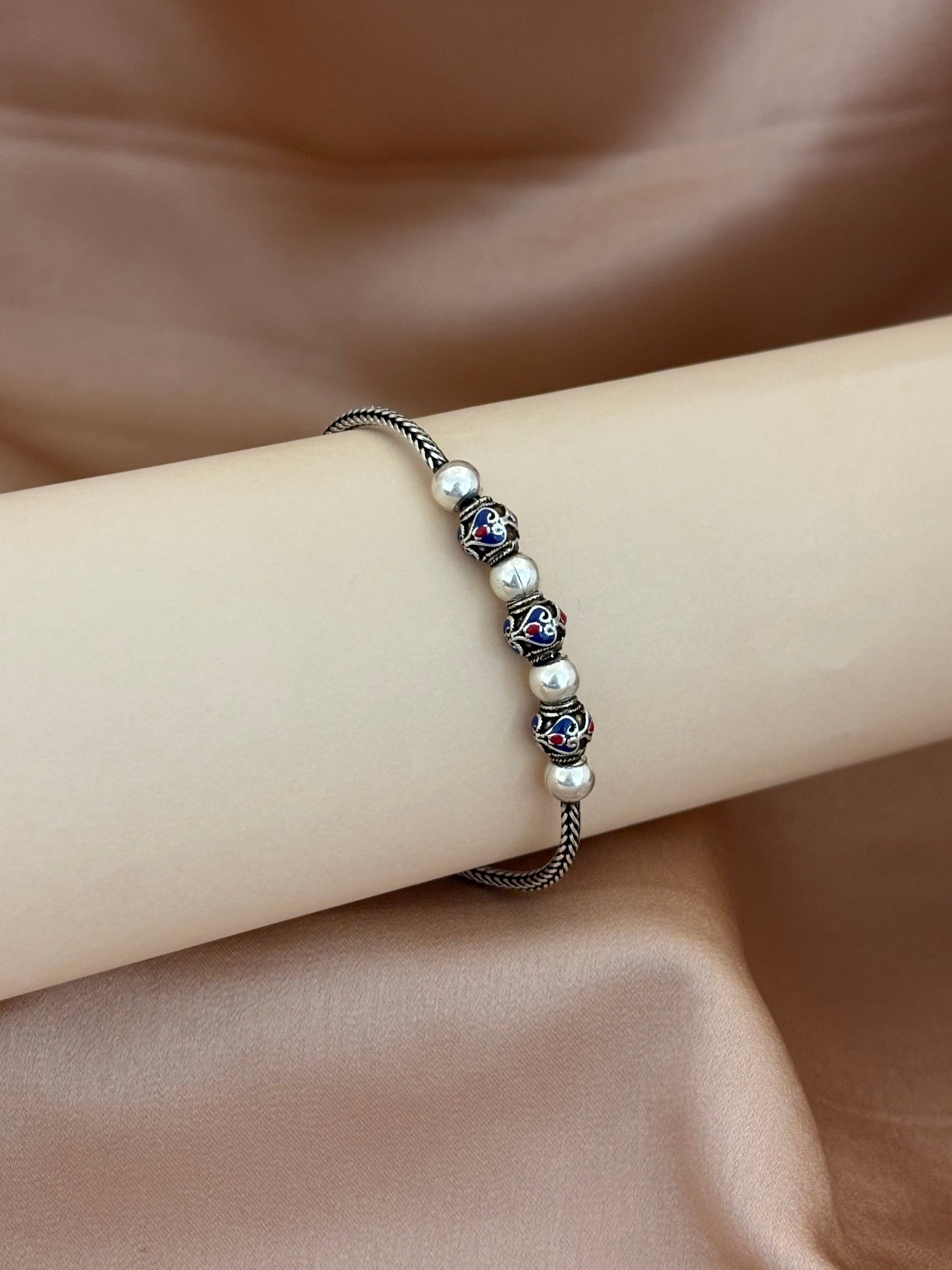 Heritage Enamel Beaded Bracelet