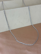 Classic Diamond-Cut Rope Chain
