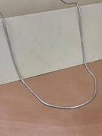 Classic High-Polish Silver Snake Chain