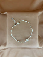 Frosted Globe Statement Anklet