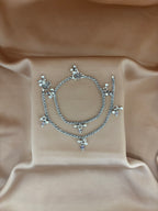 Heirloom Heart Oxidized Silver Payal