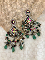 Geometric Chandbali Fusion Drops