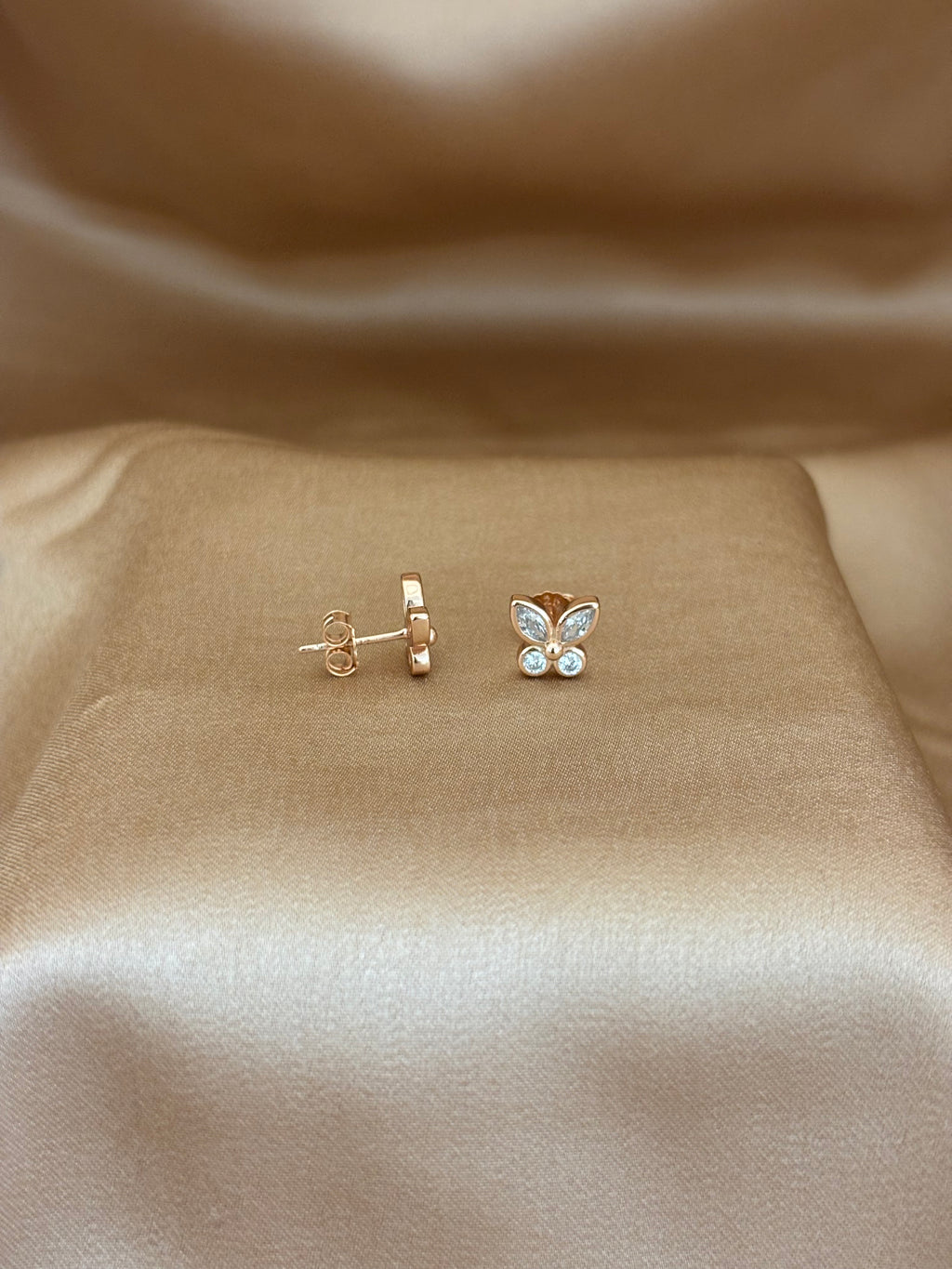 Liora Butterfly Stud Earrings