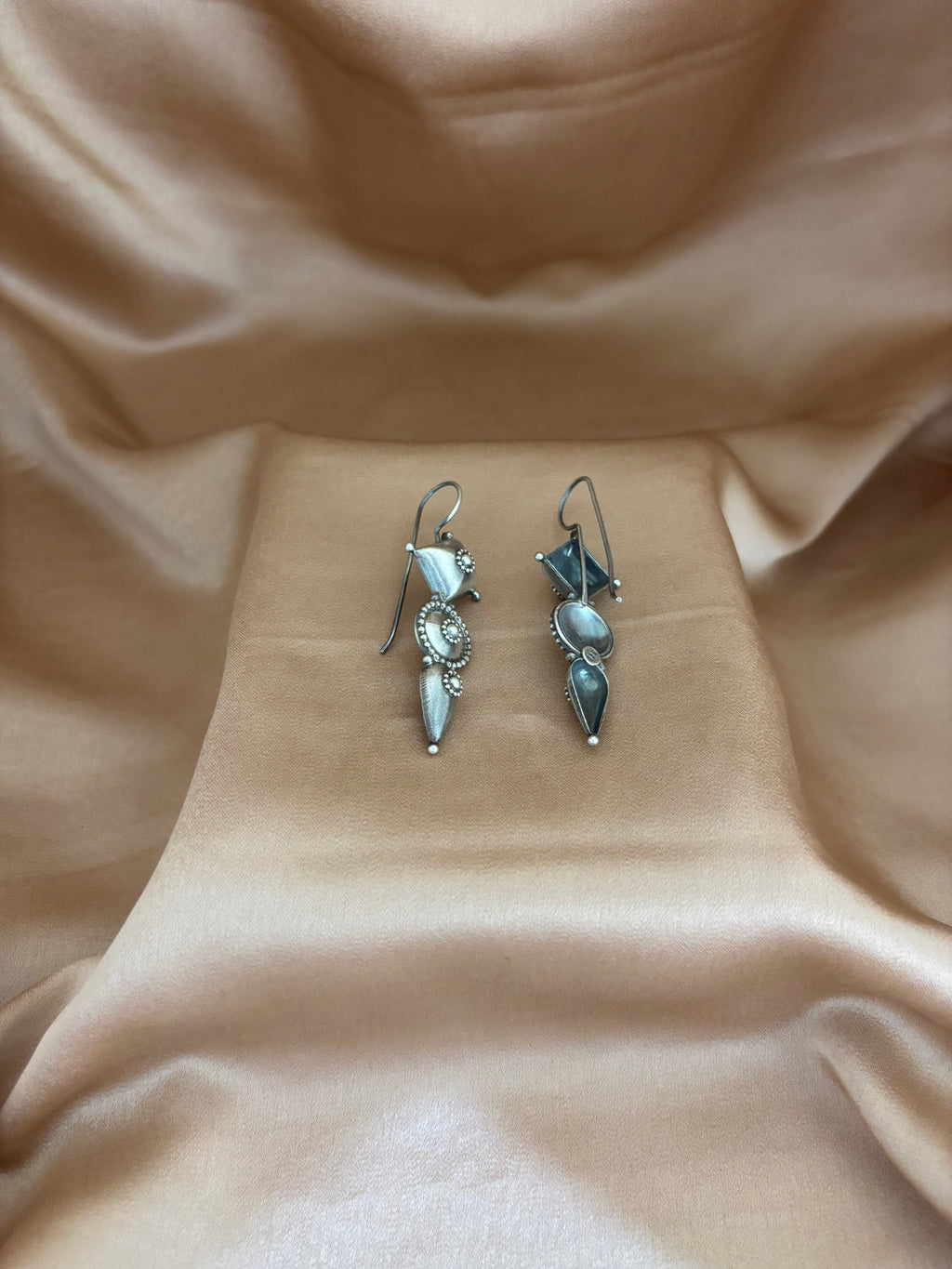 Geometric Dangler Earrings