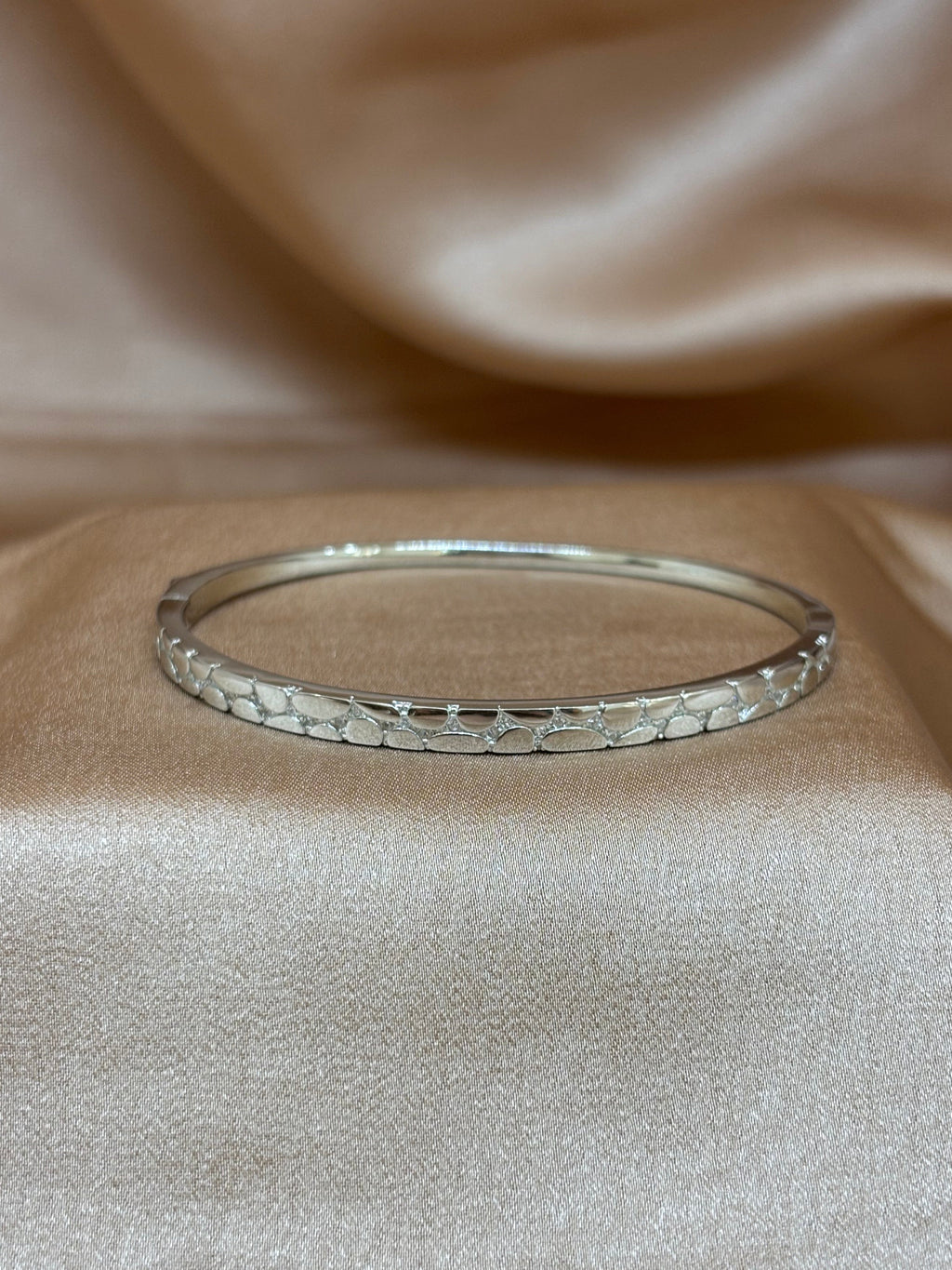 Hammered Sterling Silver Cuff