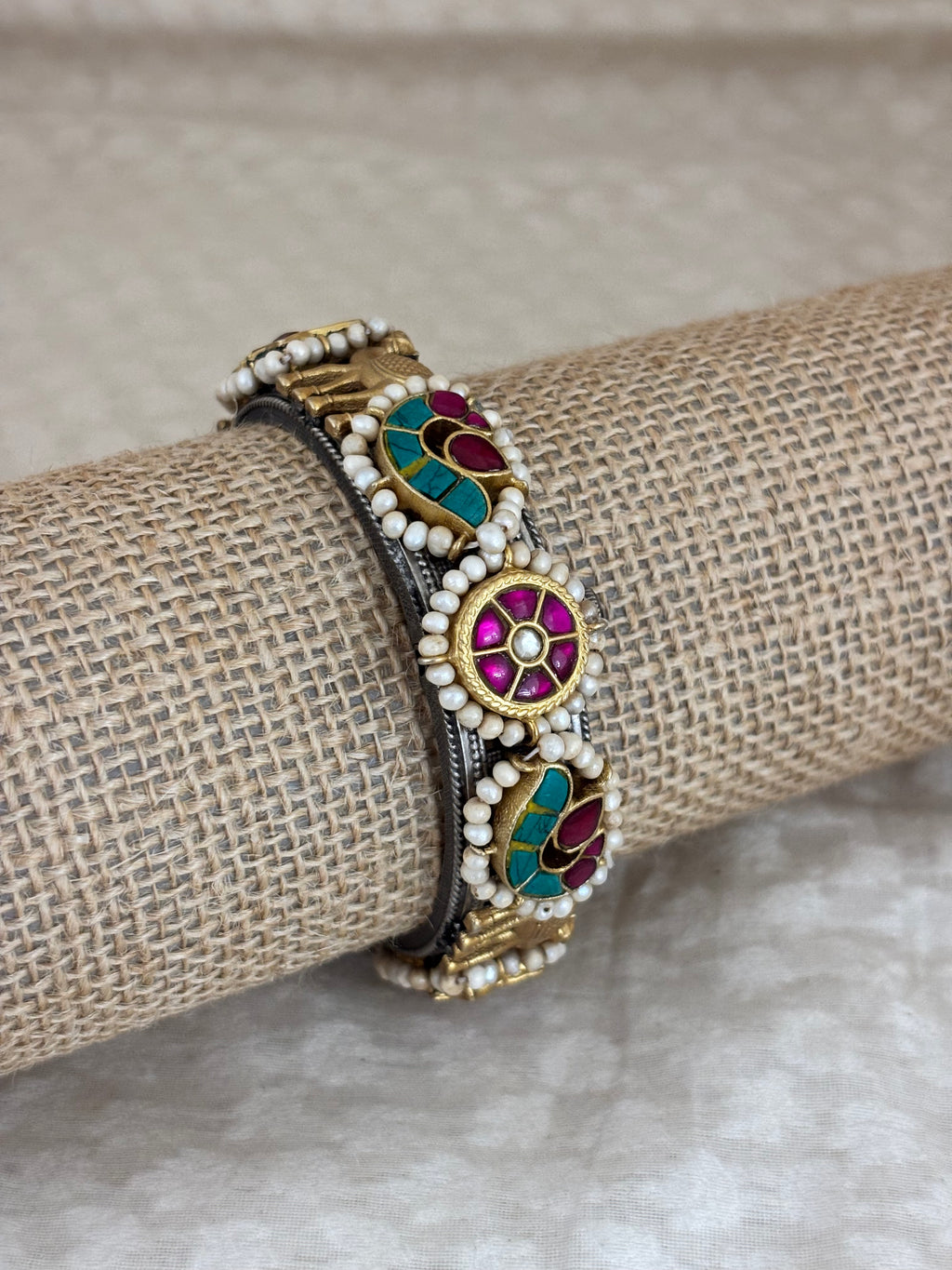 Royal Elephant & Pink Lotus Kada