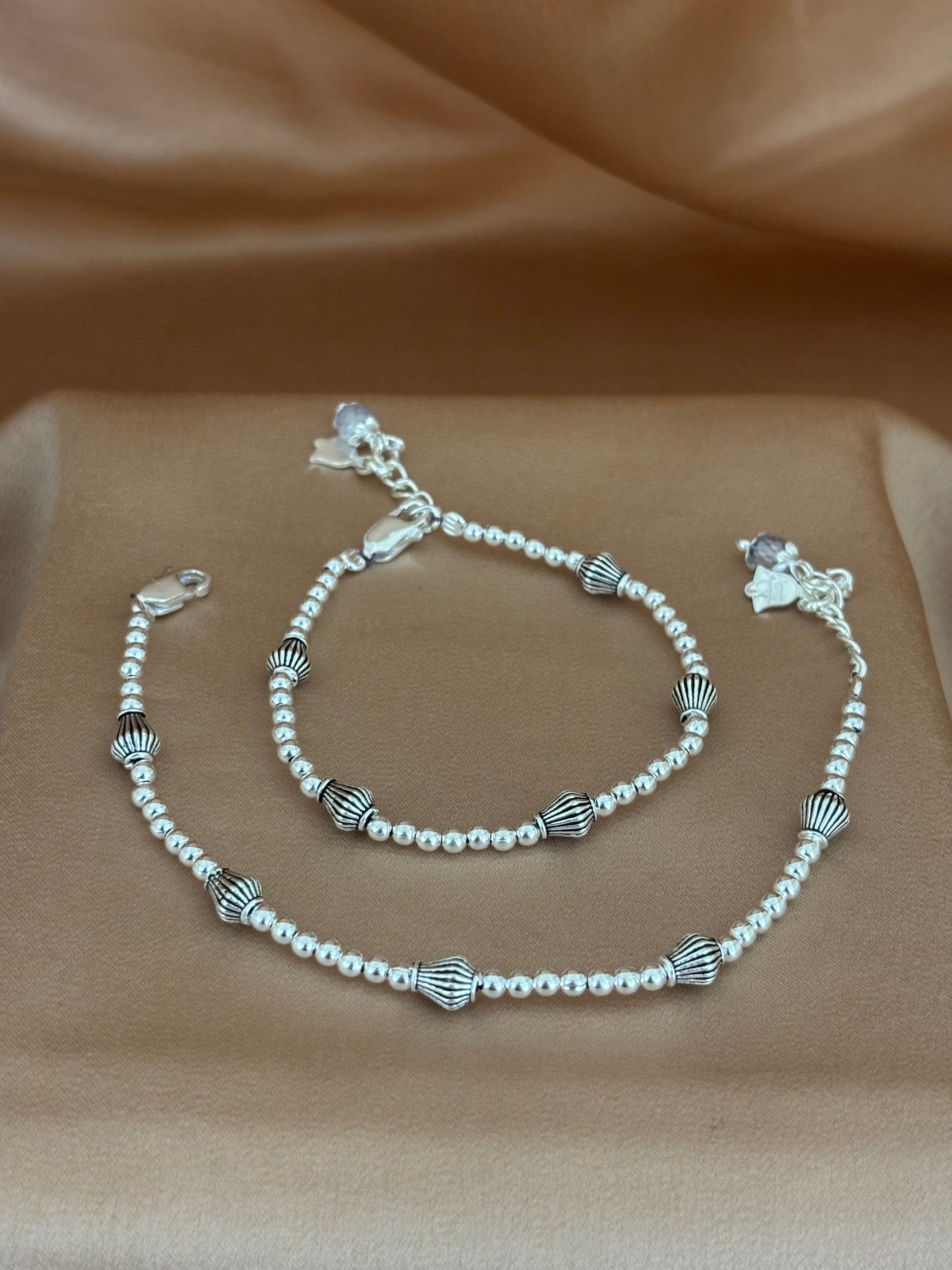 The "Seaside Story" Textured Bead Payal