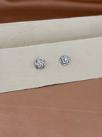 Floral Bloom Zirconia Pendant & Earring Set