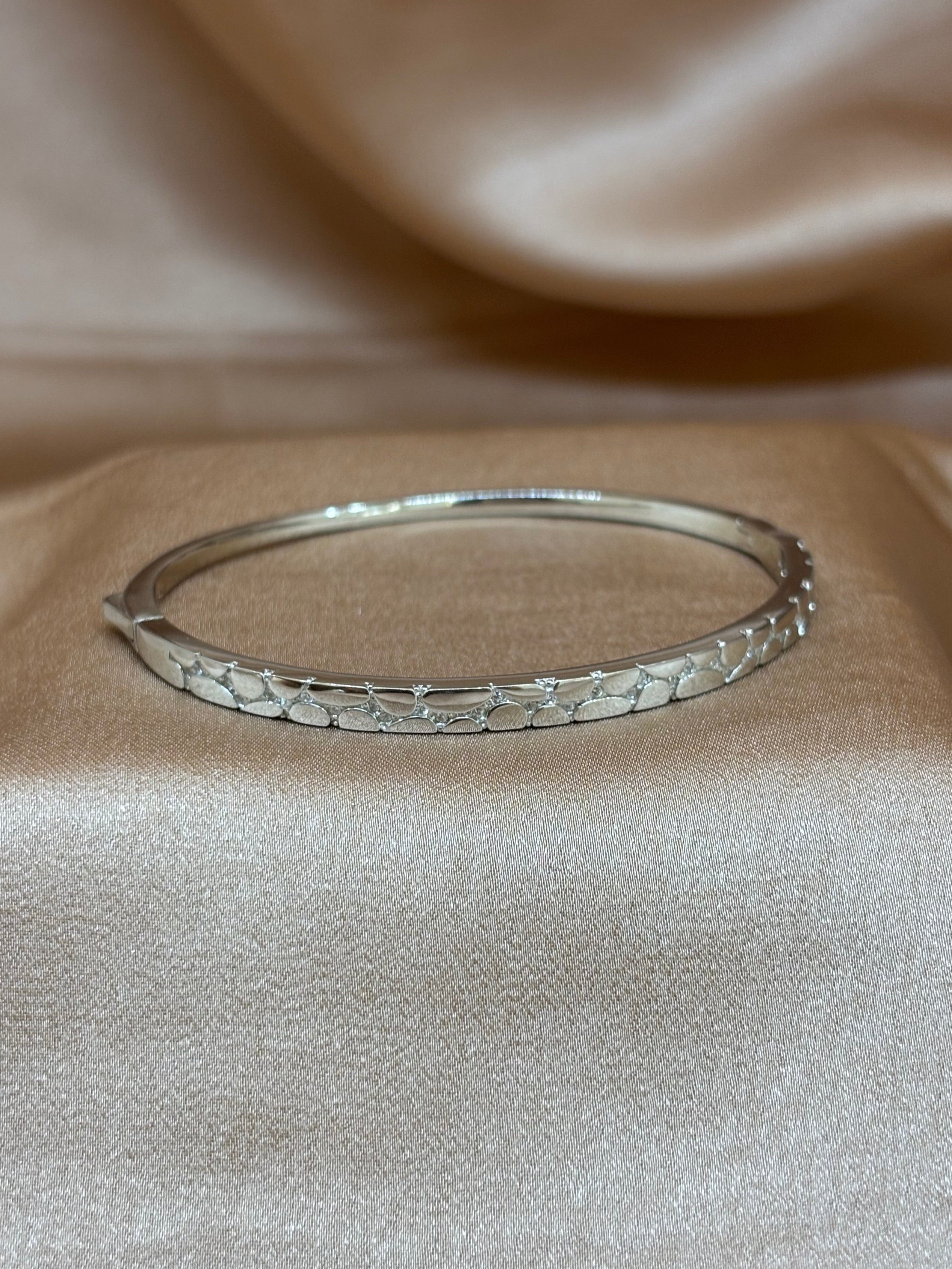 Hammered Sterling Silver Cuff
