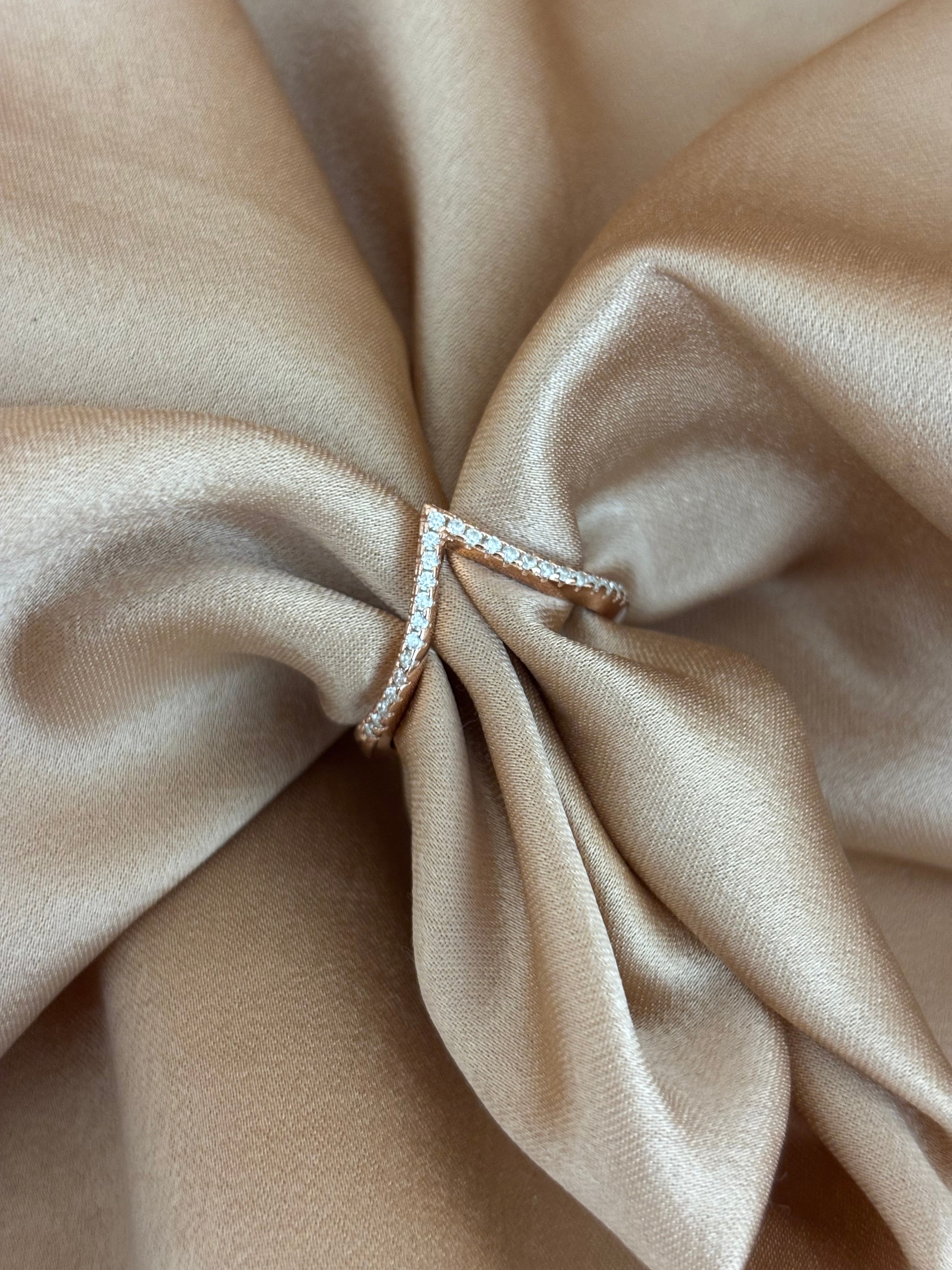 Timeless V-Shape Wishbone Ring