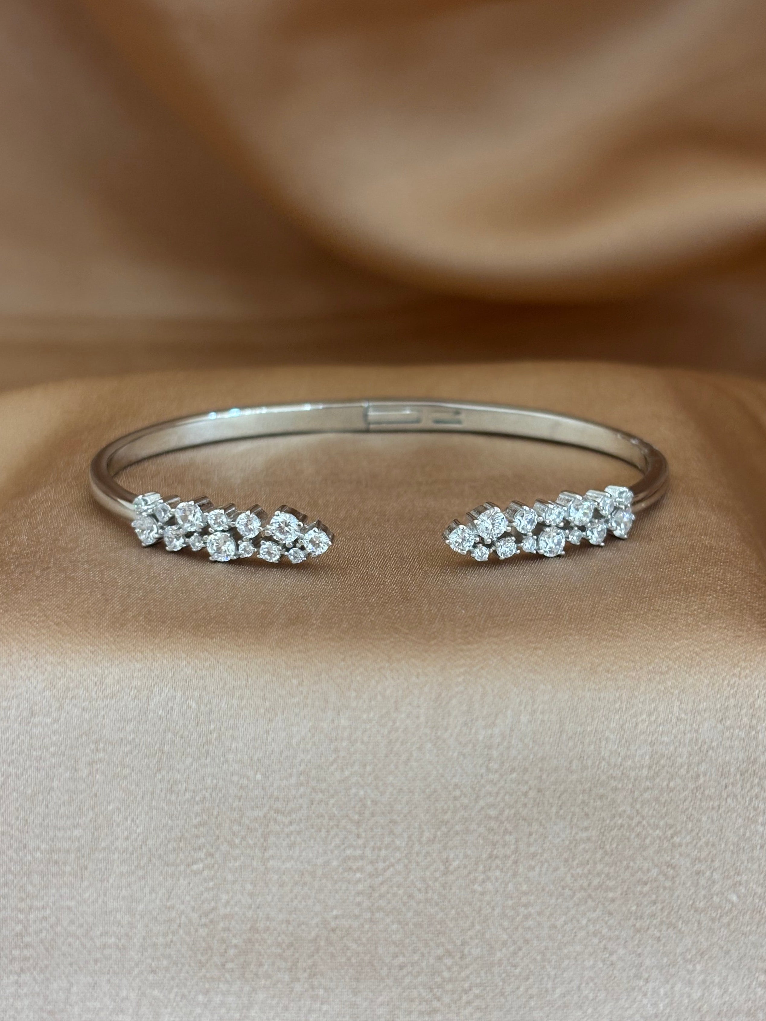 Dual Marquise Open Bangle