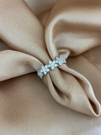 Blooming Garden Silver Floral Band