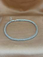 Braided Herringbone Anklet