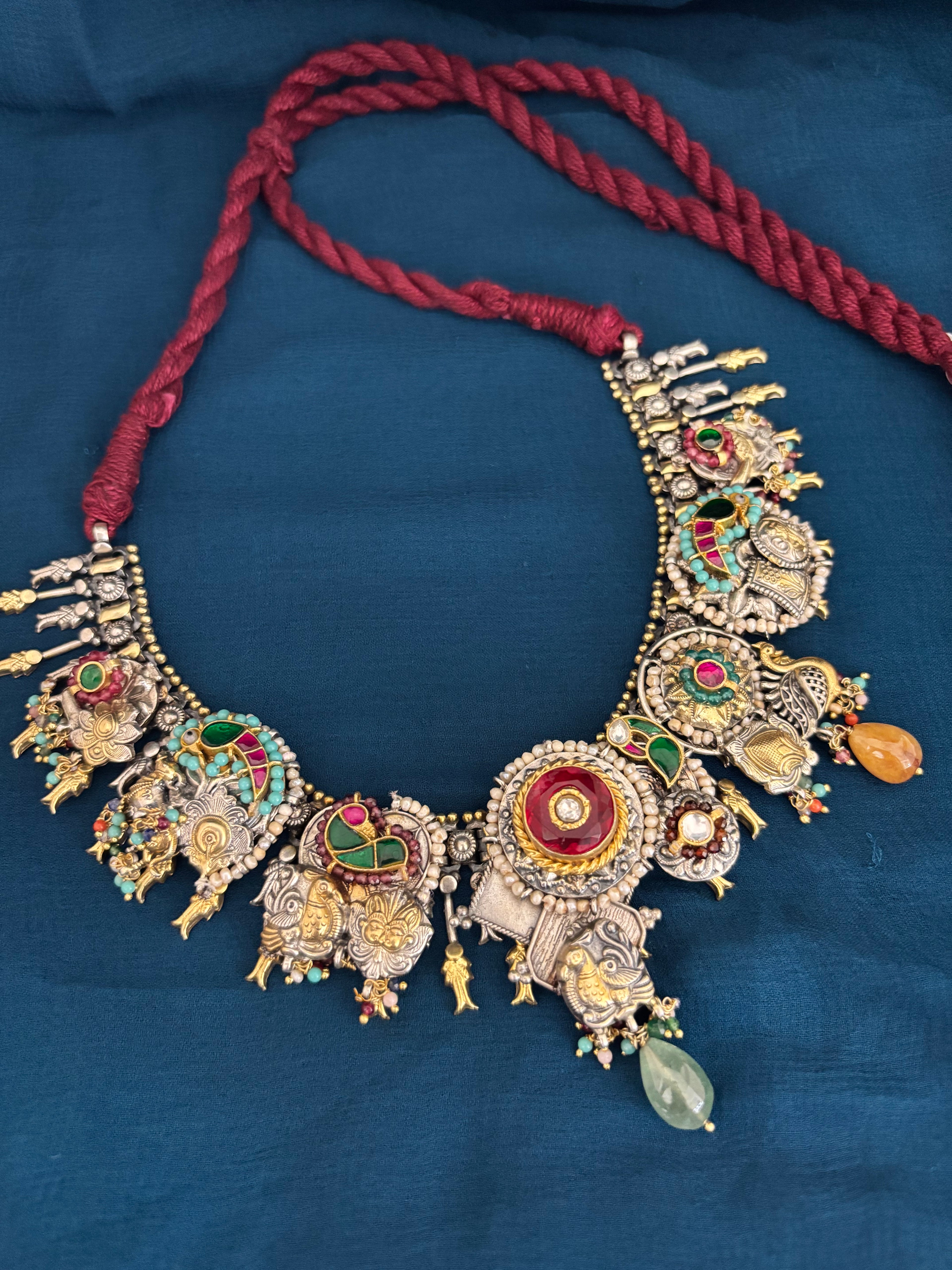 The Royal Heritage Peacock Fusion Choker