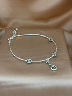 Tribal Spiral Bead Anklet