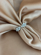 Radiant Zirconia Cluster Open Bypass Ring