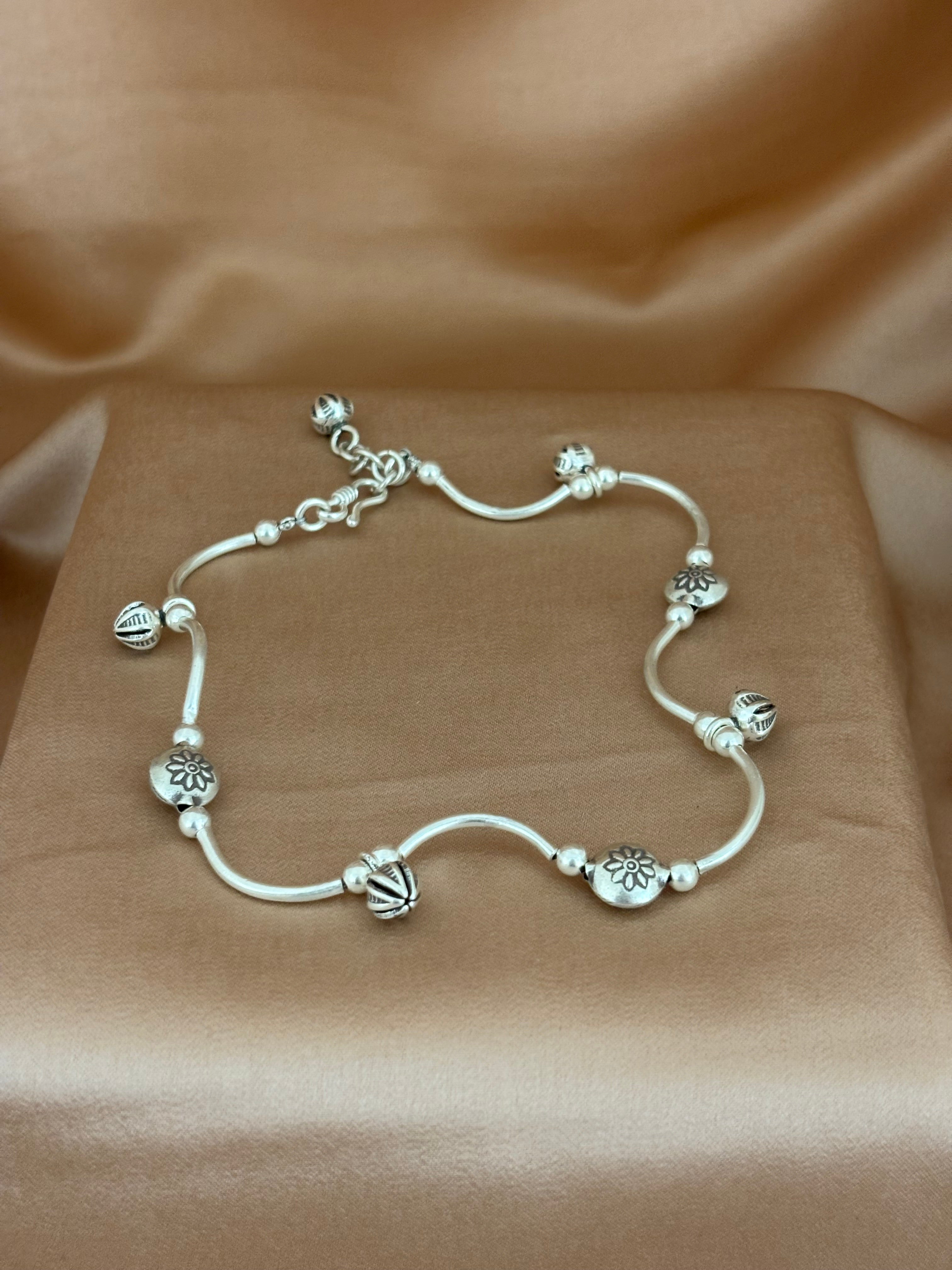 Floral Mandala Station Anklet