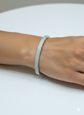 The Pave Chevron Bangle