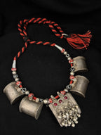 Tribal Amulet Tassel Antique Necklace
