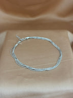 Multi-Strand Shimmer Anklet