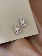 Radiant Baguette & Marquise Cluster Studs