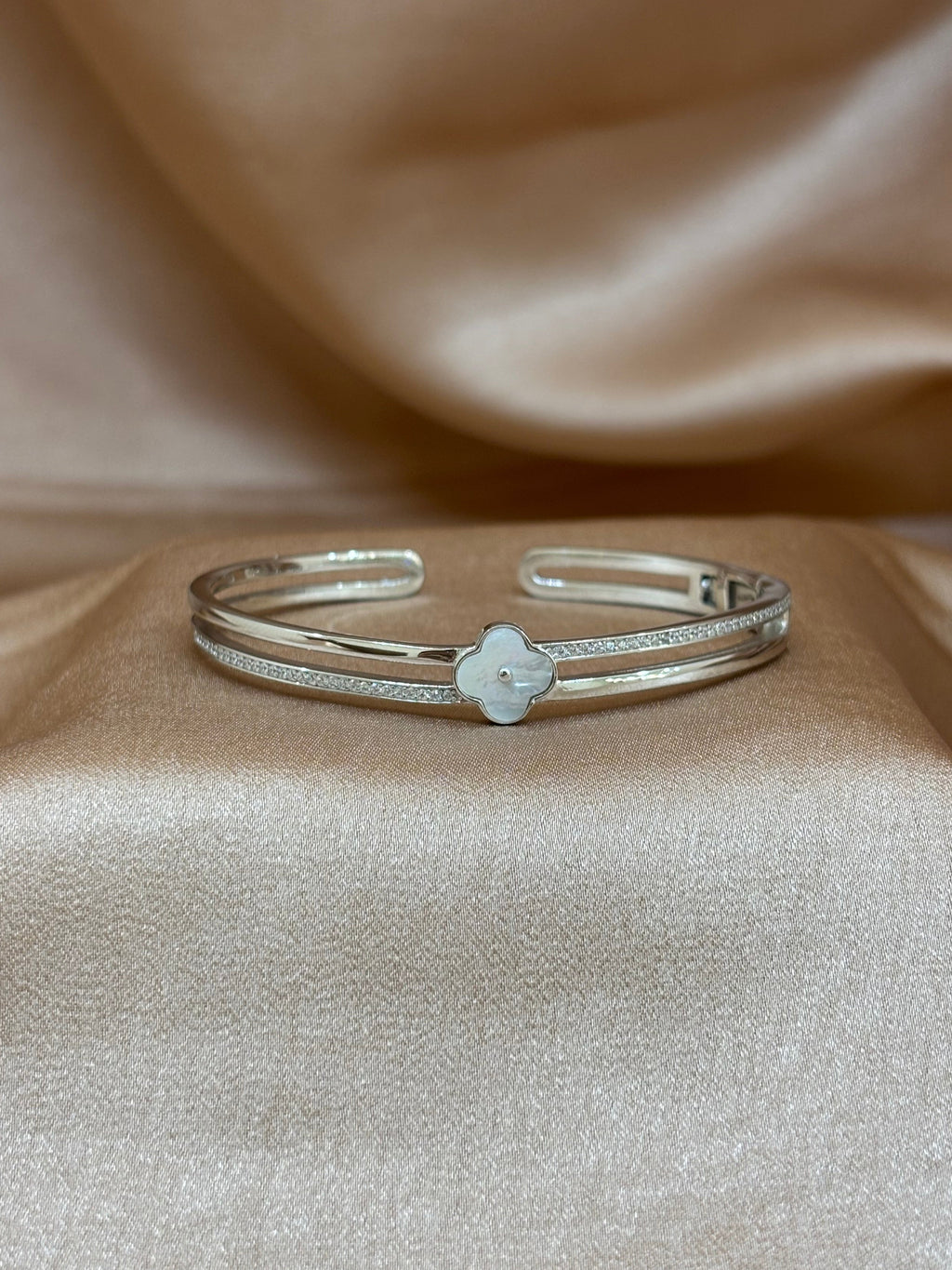 The Pearl Clover Cuff
