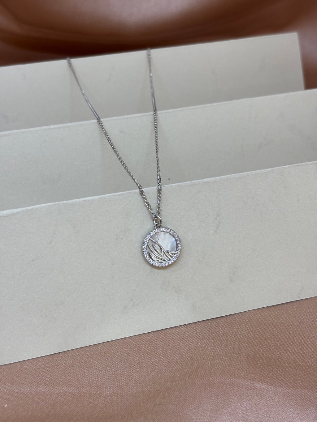 Lunar Wave Shell Pendant