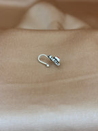 Red Coral Bloom Clip-On Nose Pin