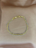 Tri-Color Strand Bracelet