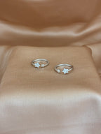 Dainty Twin Star Adjustable Toe Rings
