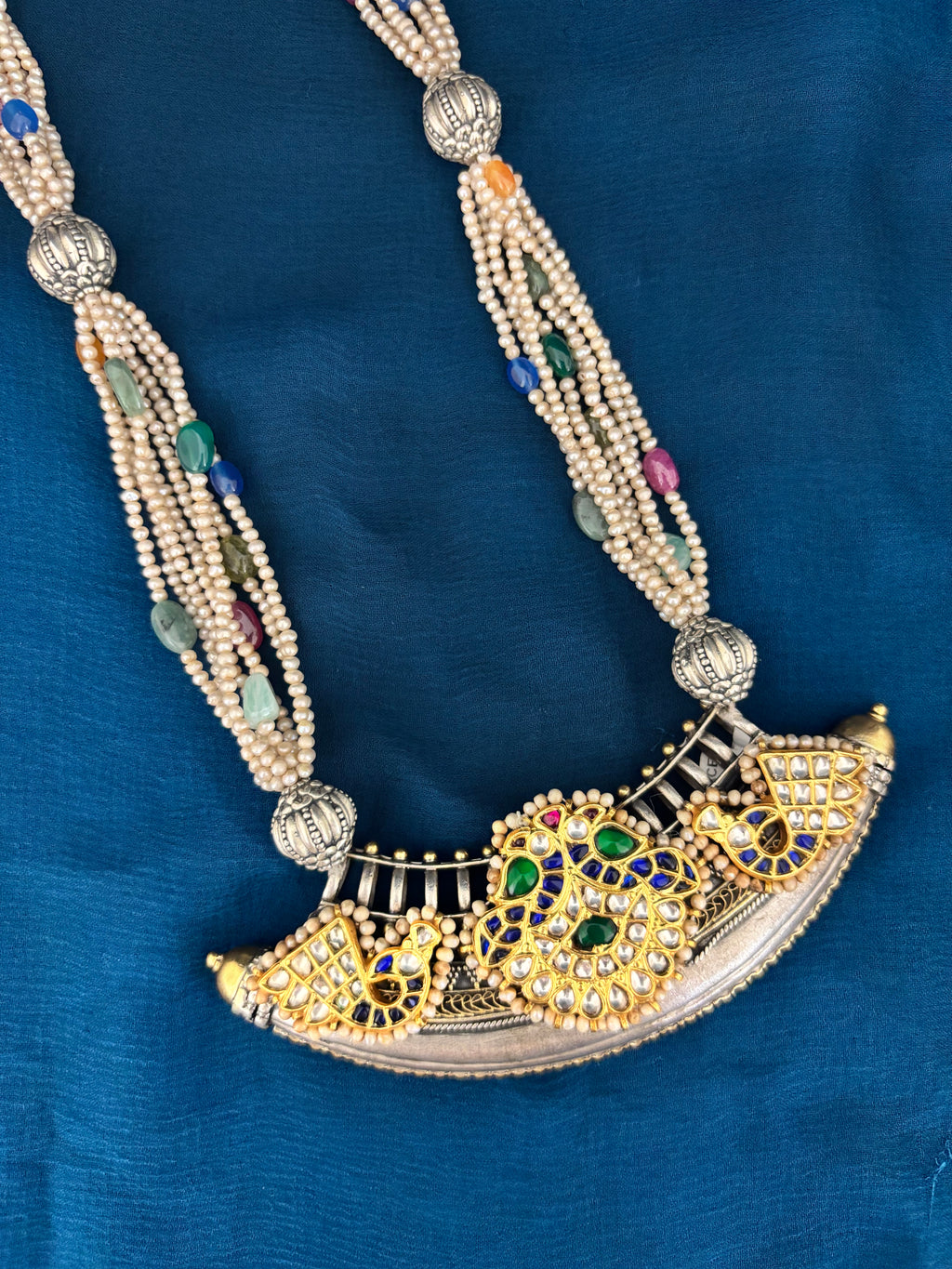 The Vintage Hasli Multi-Strand Pearl Necklace