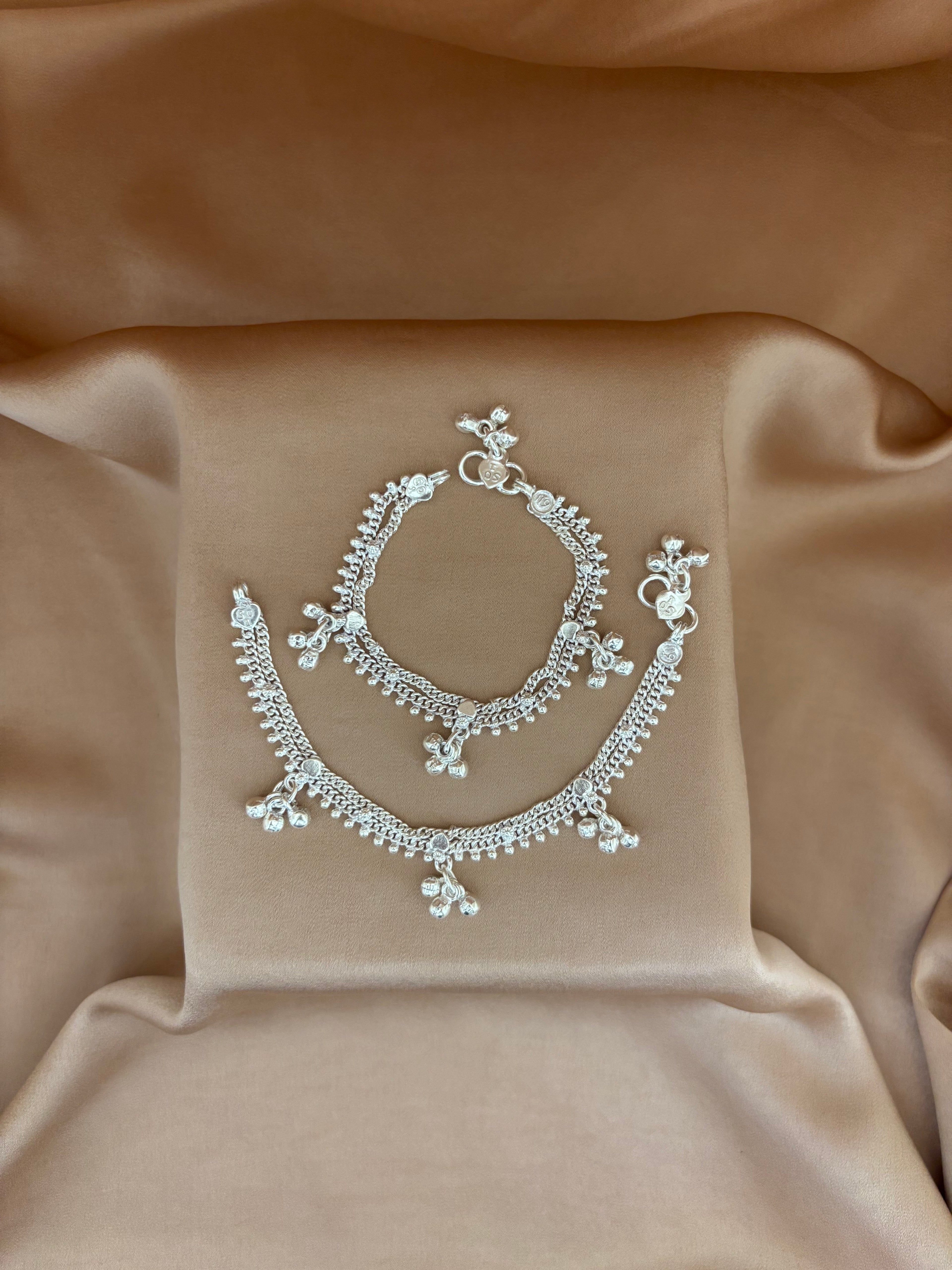 "Heart-to-Toe" Layered Chain Payal