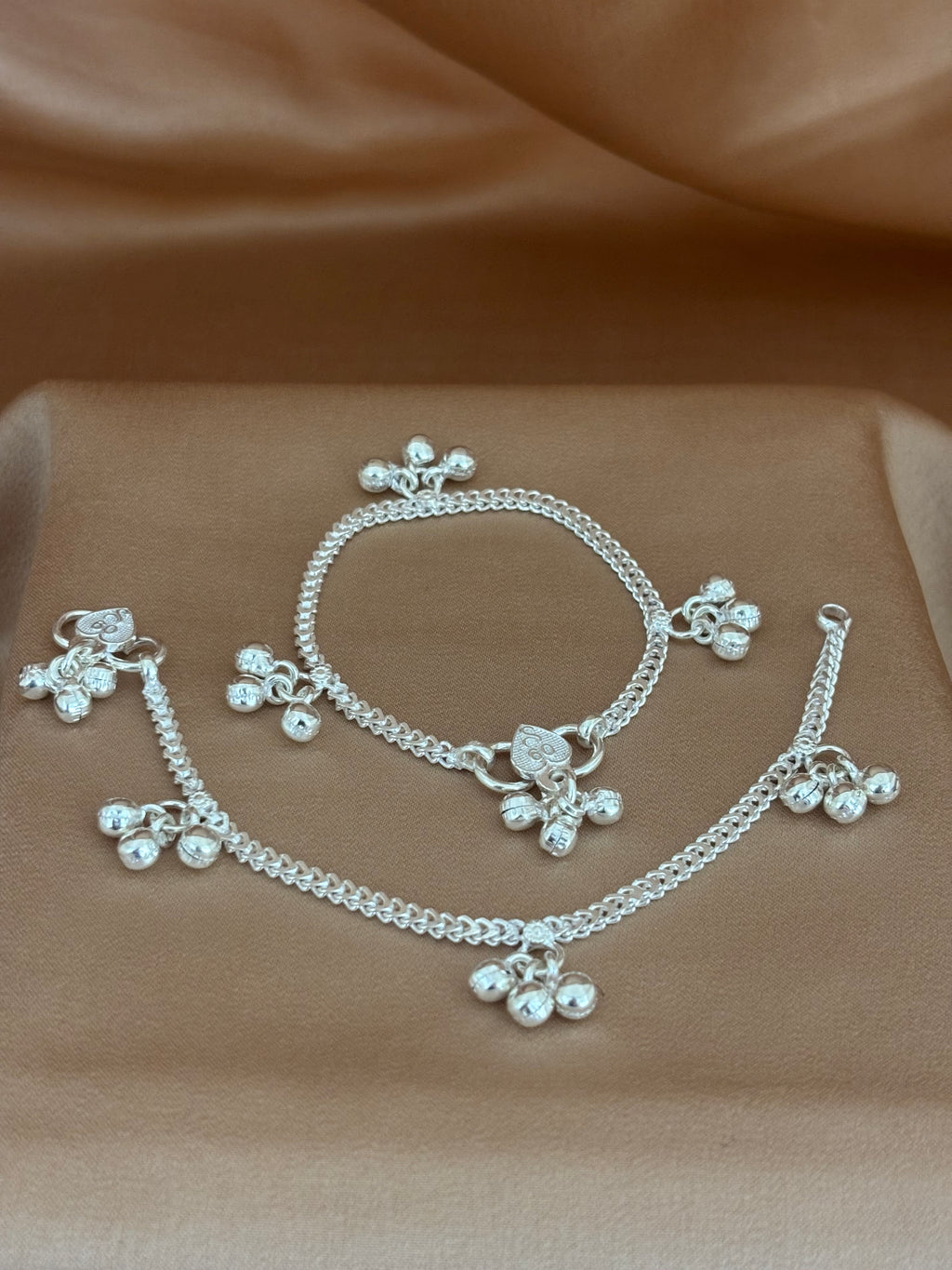 Tinkling Toes Traditional Silver Payal