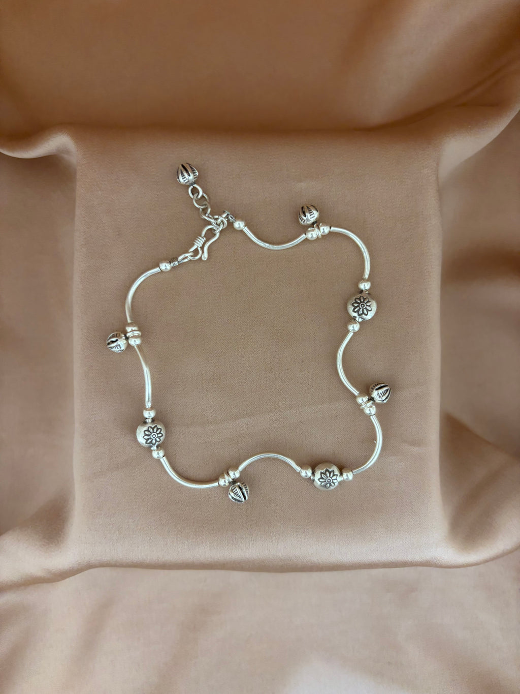 Floral Mandala Station Anklet