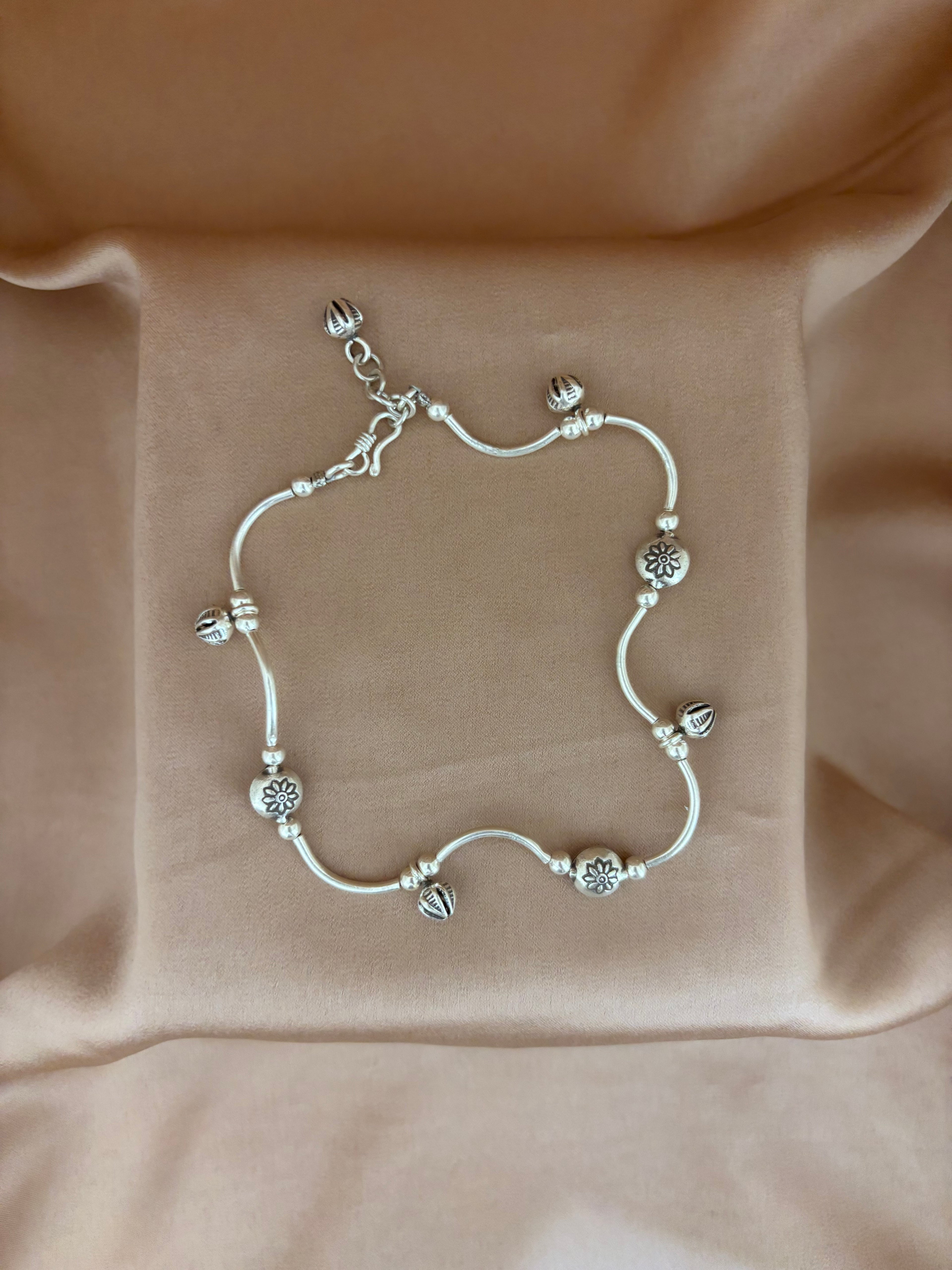 Floral Mandala Station Anklet