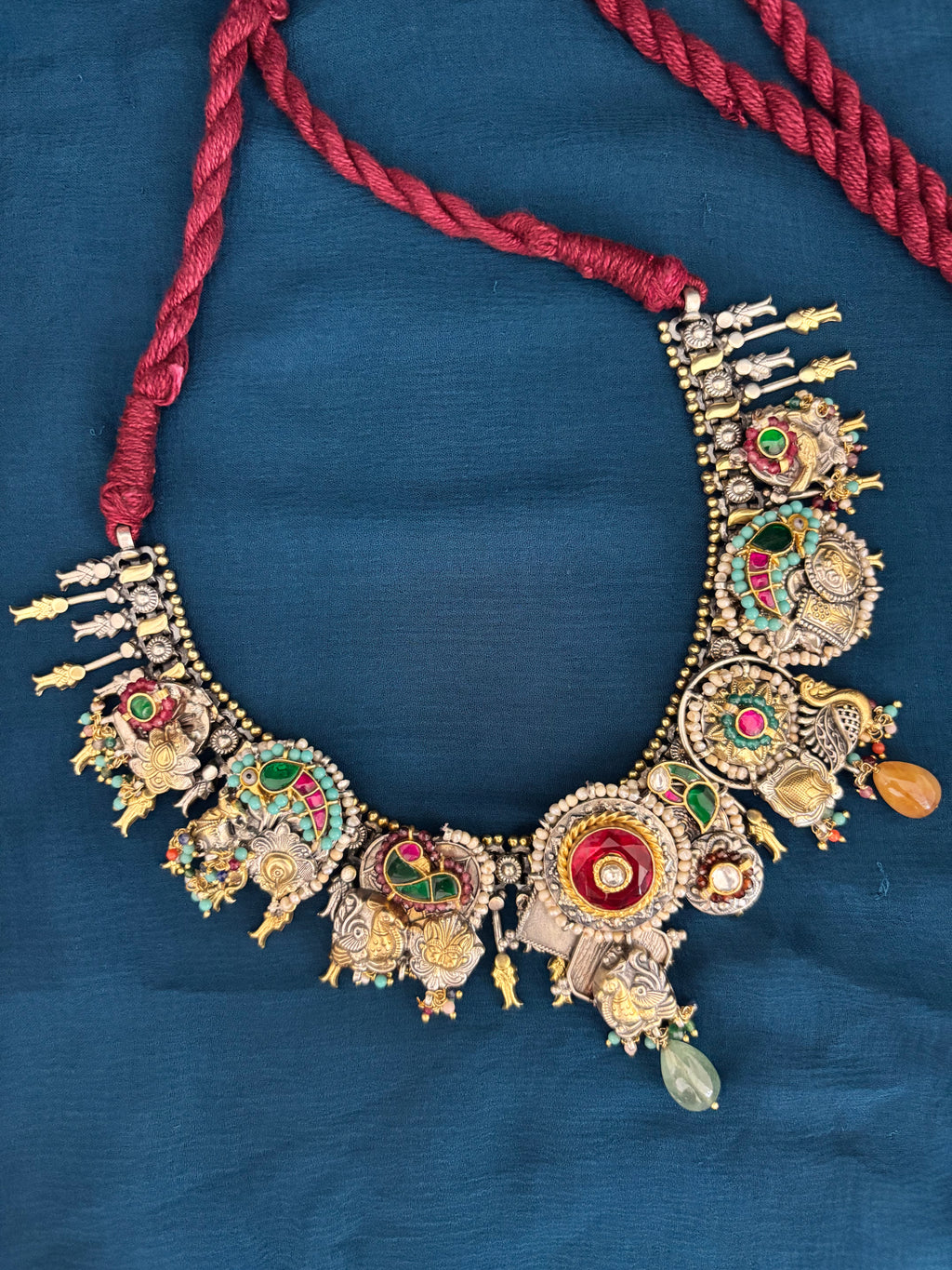 The Royal Heritage Peacock Fusion Choker
