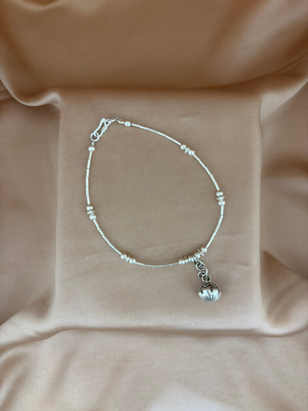 Ornate Globe Drop Anklet
