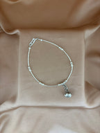 Ornate Globe Drop Anklet